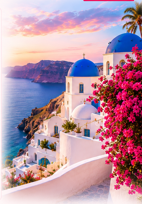 Santorini coastline